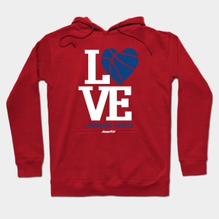 I Love Kansas Basketball Hoodie